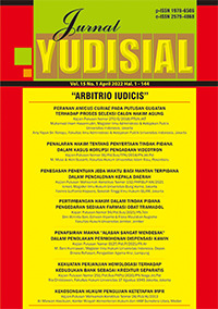 					View Vol. 15 No. 1 (2022): ARBITRIO IUDICIS
				